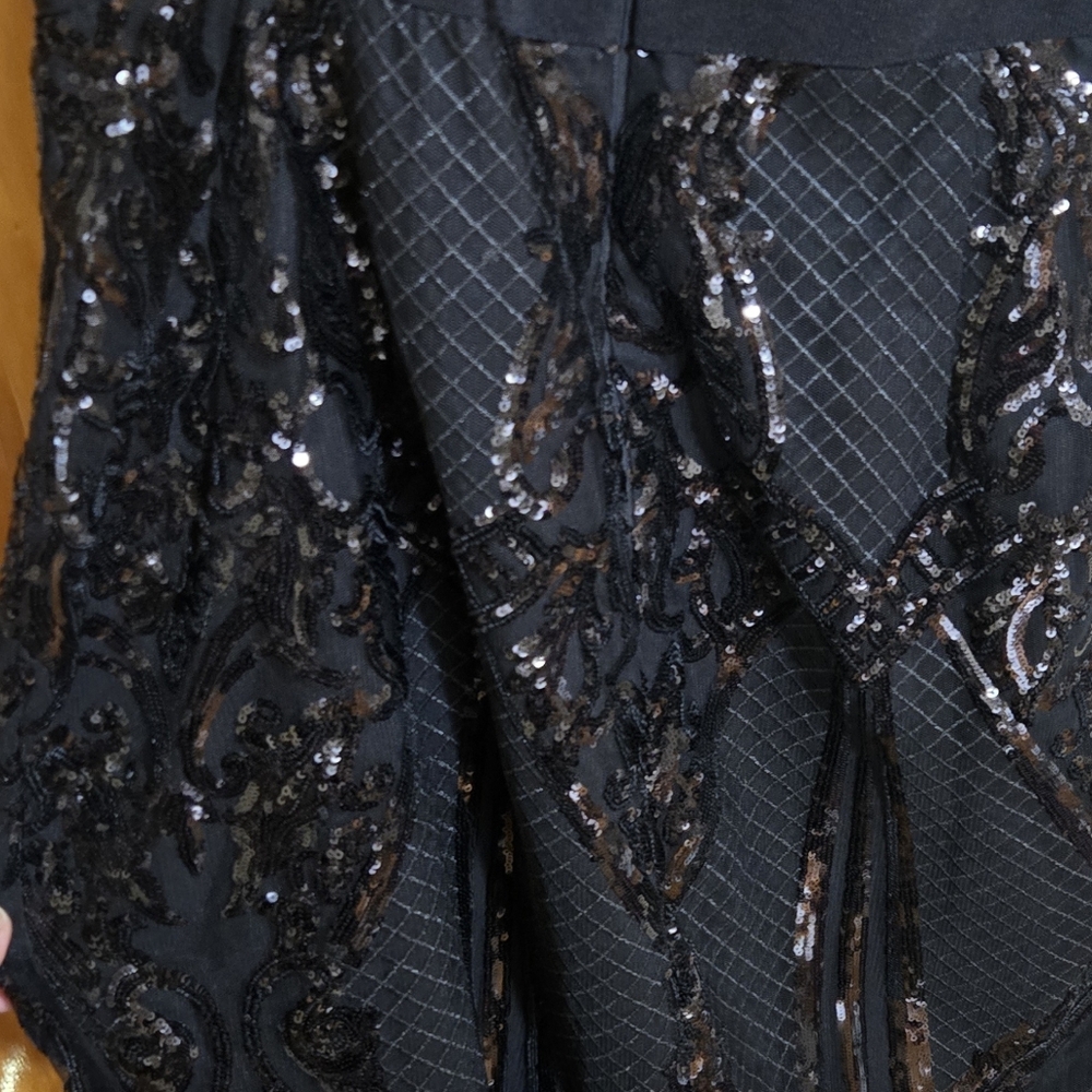 Sequin Black Dress. Stunner! - Picture 6 of 9